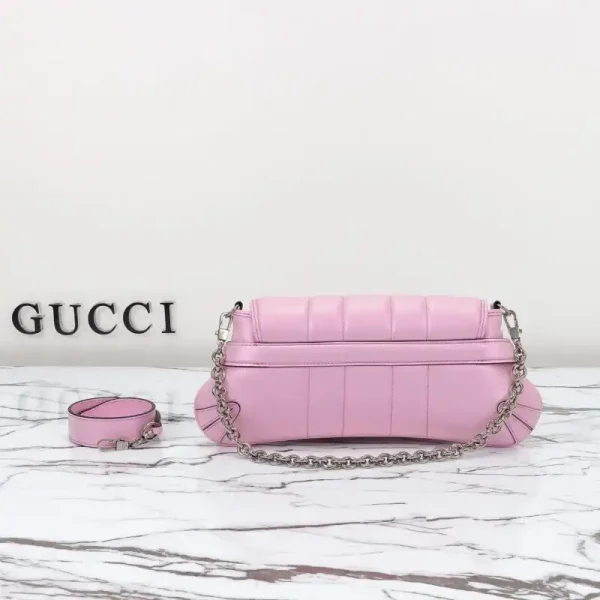 Gucci Horsebit Chain Shoulder Bag Pink - Image 6