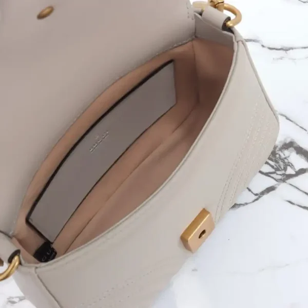 Gucci  GG Marmont Top Handle Beige - Image 9