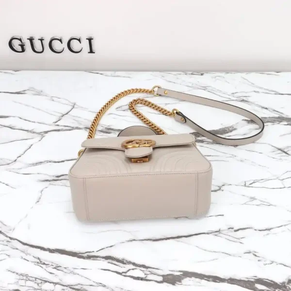 Gucci  GG Marmont Top Handle Beige - Image 11
