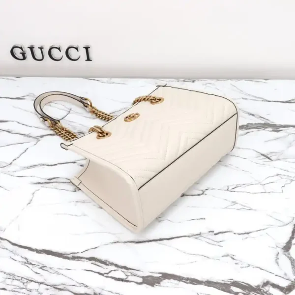 Gucci  GG Marmont Tote White - Image 8