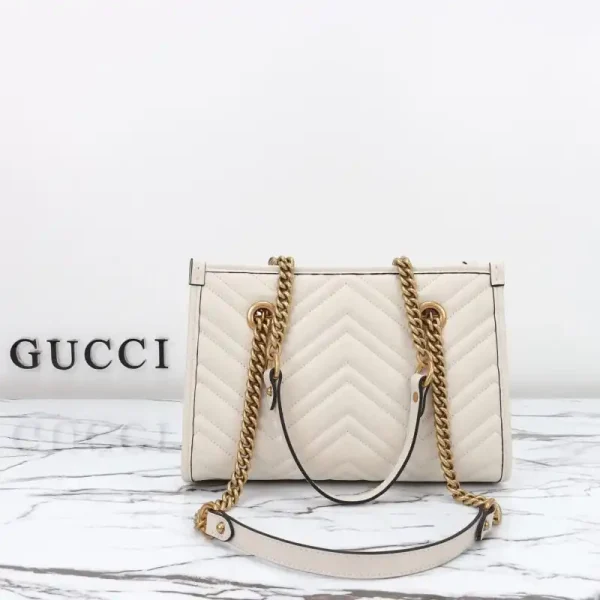 Gucci  GG Marmont Tote White - Image 3