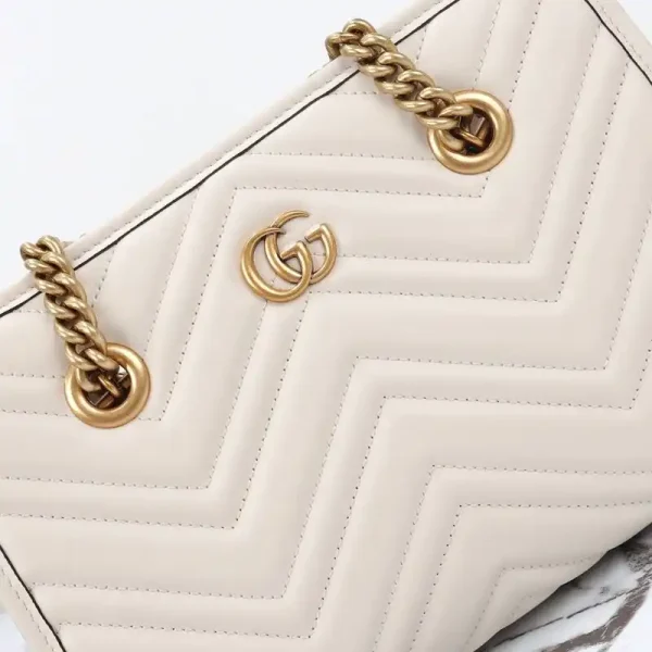 Gucci  GG Marmont Tote White - Image 2