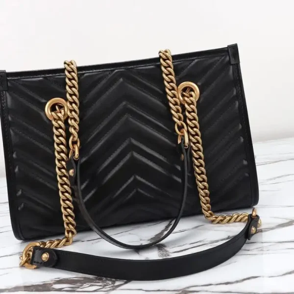 Gucci  GG Marmont Tote Black - Image 5