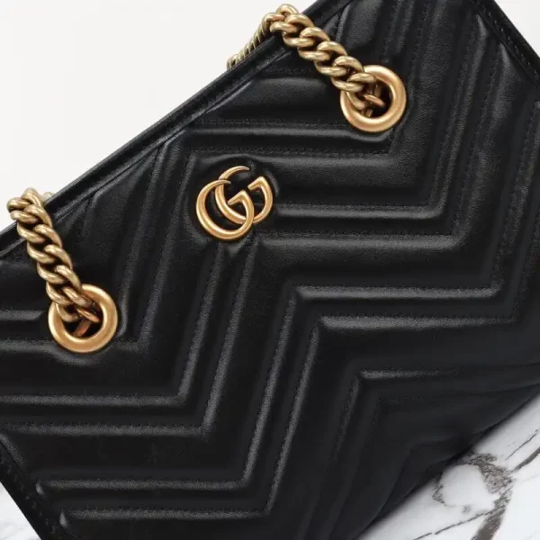 Gucci  GG Marmont Tote Black - Image 6