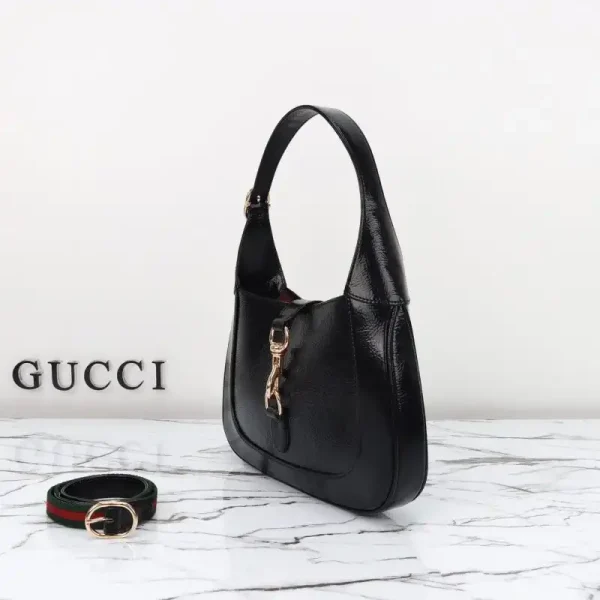 Gucci G Jackie Small Patent Black - Image 7