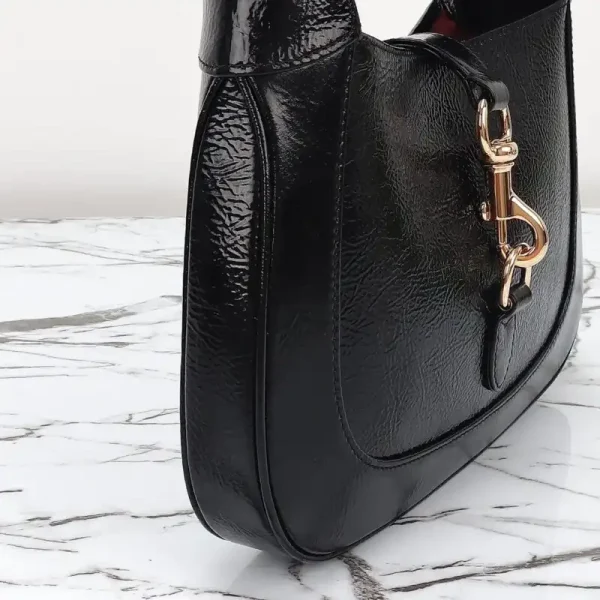 Gucci G Jackie Small Patent Black - Image 6