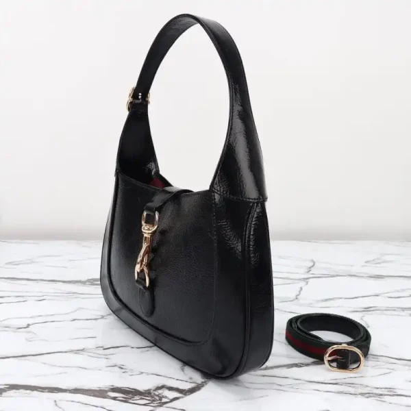 Gucci G Jackie Small Patent Black - Image 3