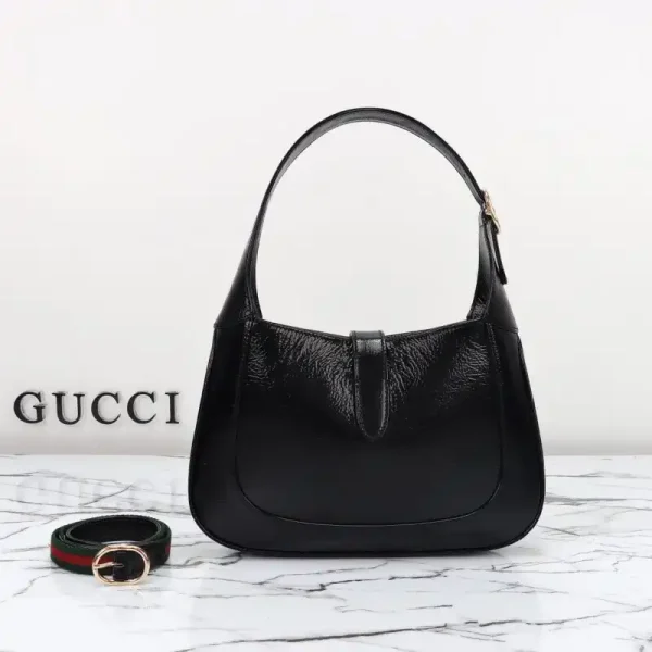 Gucci G Jackie Small Patent Black - Image 4