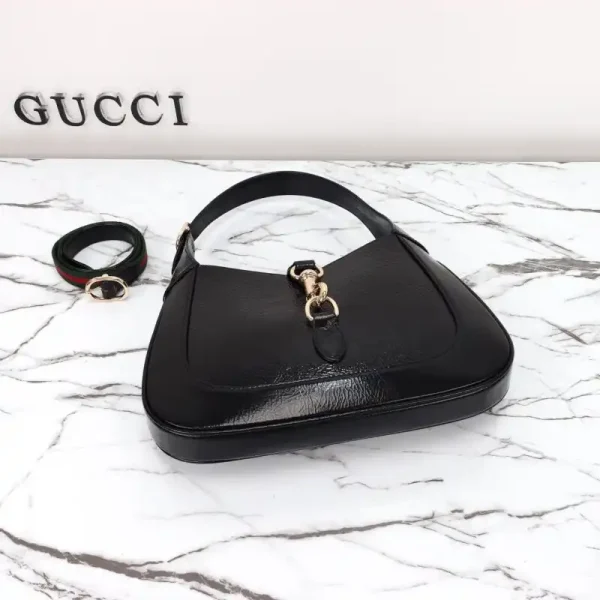 Gucci G Jackie Small Patent Black - Image 5