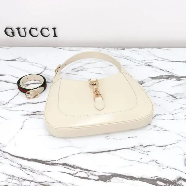 Gucci G Jackie Small Patent White - Image 2