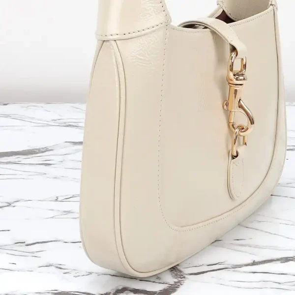 Gucci G Jackie Small Patent White - Image 4