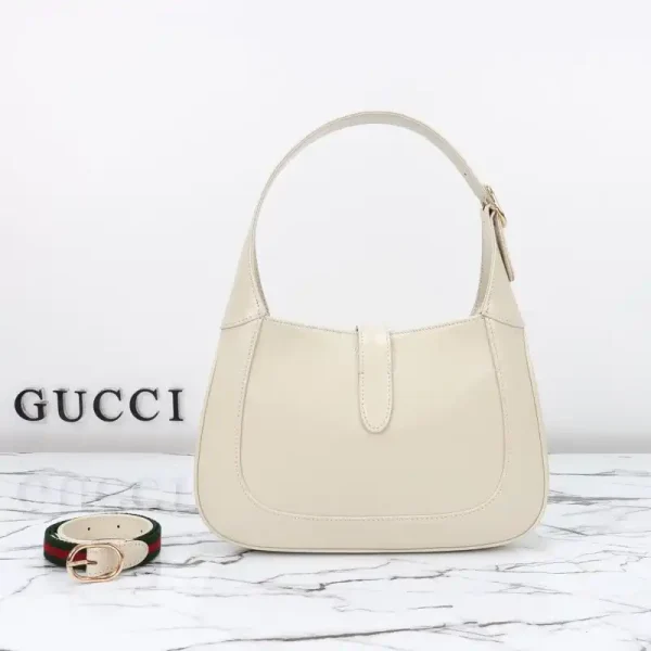 Gucci G Jackie Small Patent White - Image 9
