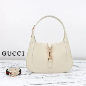 Gucci G Jackie Small Patent White
