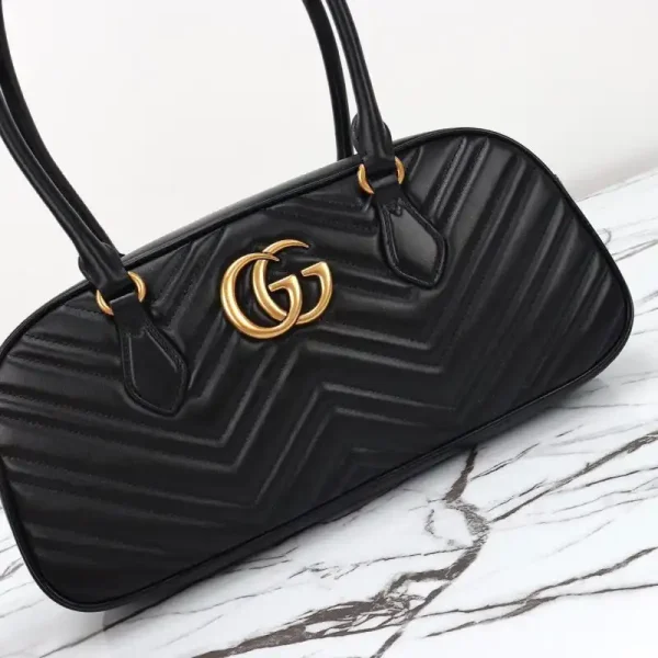 Gucci  Marmont Small Top Handle Black - Image 8