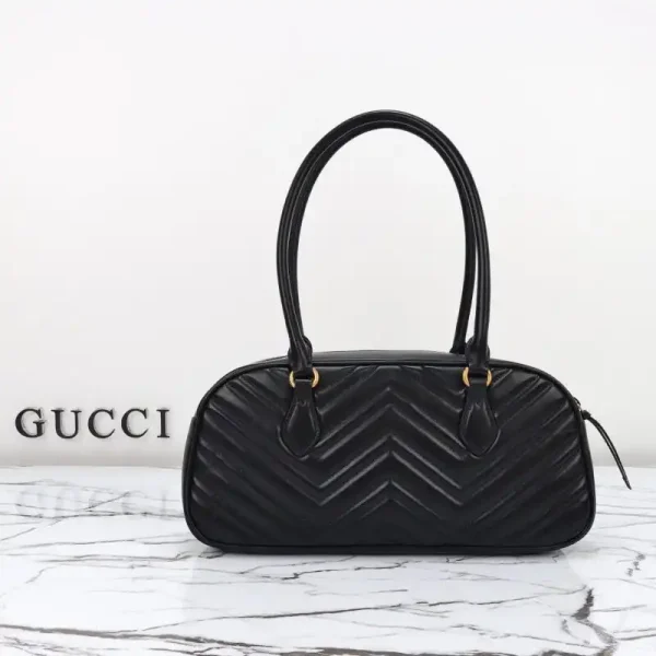 Gucci  Marmont Small Top Handle Black - Image 2