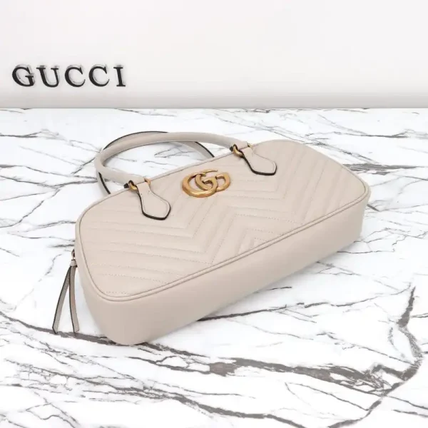 Gucci  Marmont Small Top Handle White - Image 3