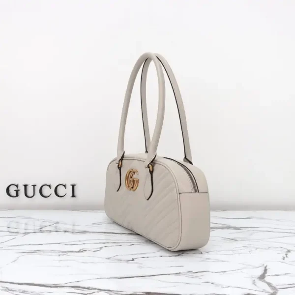 Gucci  Marmont Small Top Handle White - Image 4