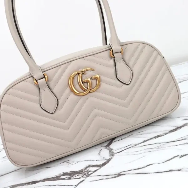 Gucci  Marmont Small Top Handle White - Image 5