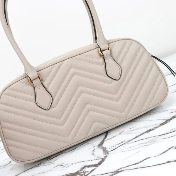 Gucci  Marmont Small Top Handle White - Image 6