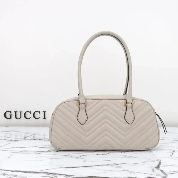 Gucci  Marmont Small Top Handle White - Image 9