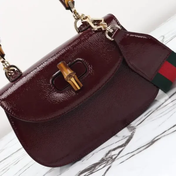 Gucci  Bamboo 1947 Bordeaux - Image 6