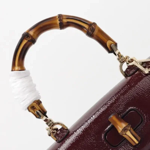 Gucci  Bamboo 1947 Bordeaux - Image 7