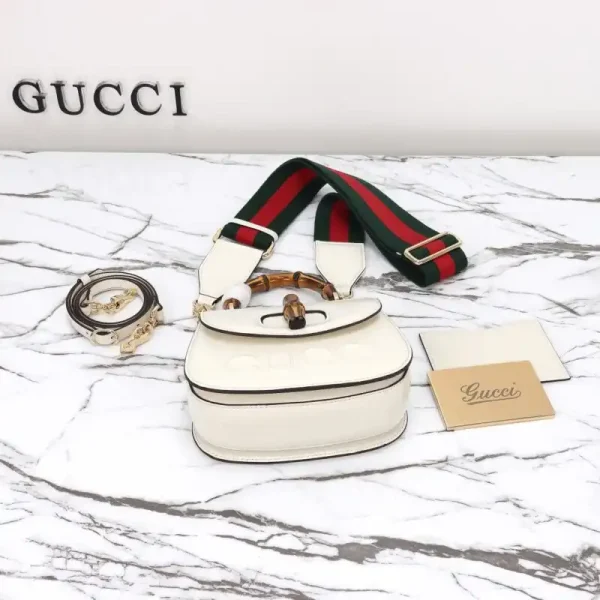 Gucci  Bamboo 1947 Patent White - Image 7