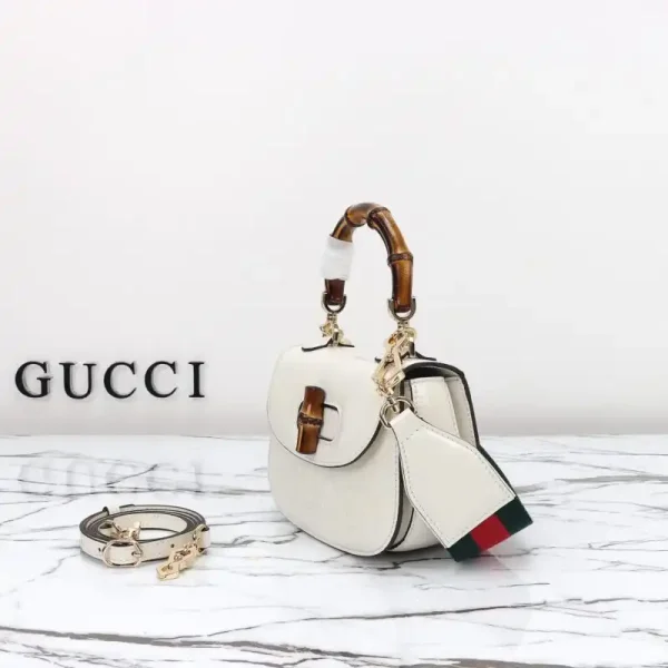 Gucci  Bamboo 1947 Patent White - Image 8