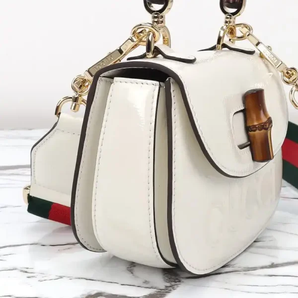Gucci  Bamboo 1947 Patent White - Image 9