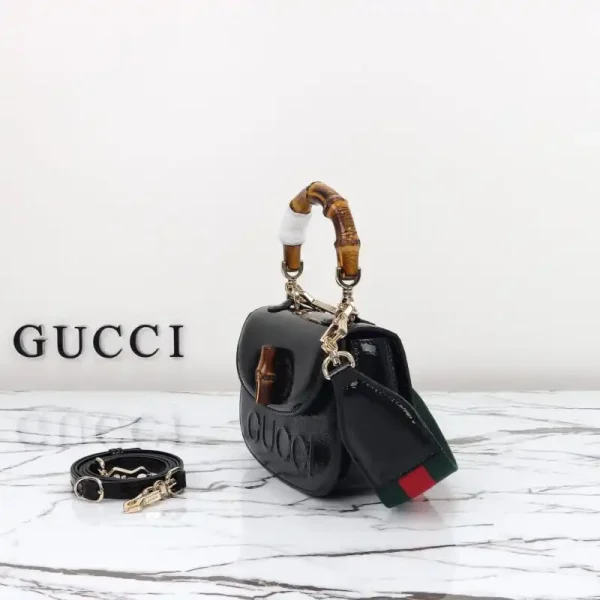Gucci  Bamboo 1947 Patent Black - Image 3