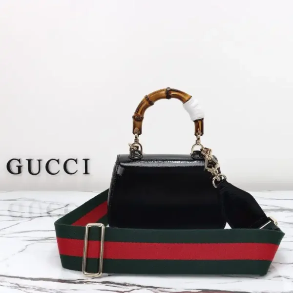 Gucci  Bamboo 1947 Patent Black - Image 4
