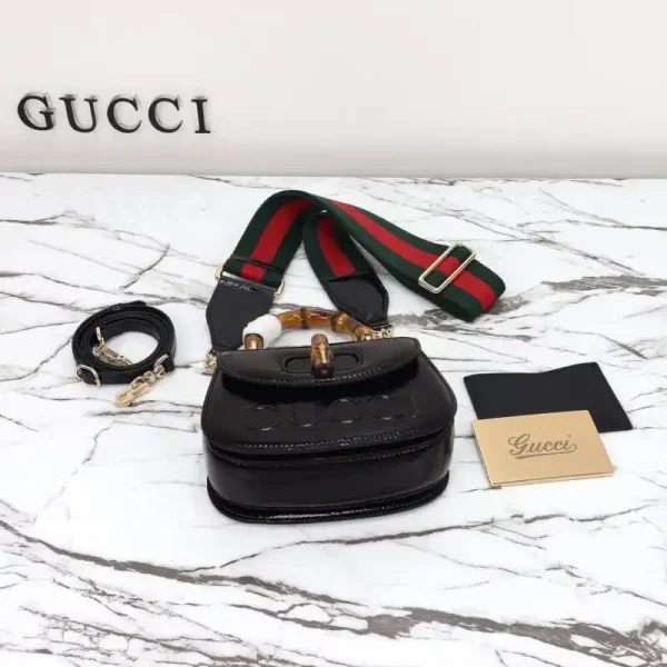 Gucci  Bamboo 1947 Patent Black - Image 5