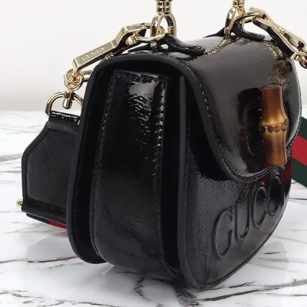 Gucci  Bamboo 1947 Patent Black - Image 10