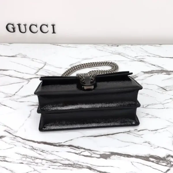 Gucci Dionysus Small Shoulder Bag Patent Black - Image 2