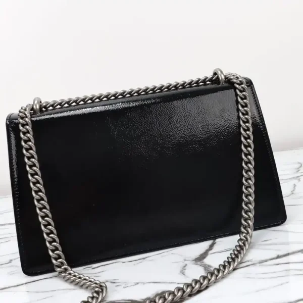 Gucci Dionysus Small Shoulder Bag Patent Black - Image 4