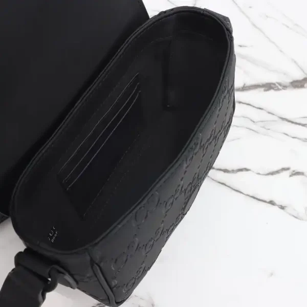 Gucci Mini Cross Body Full Black - Image 3