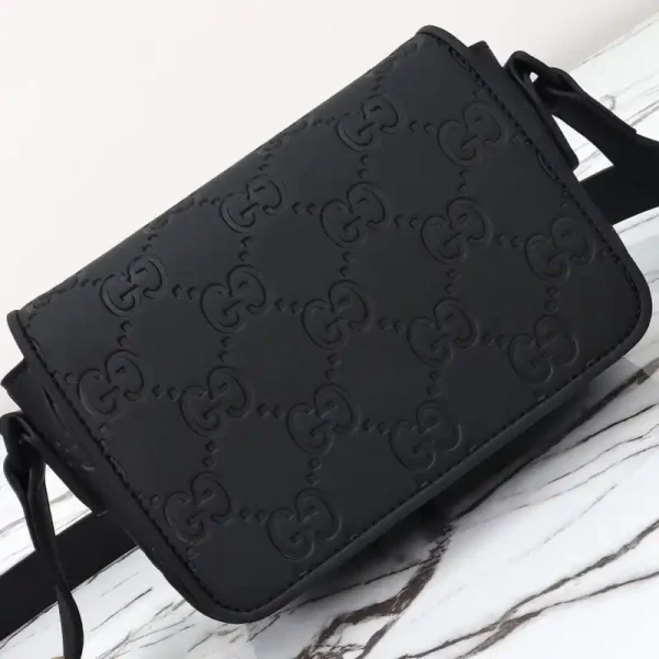 Gucci Mini Cross Body Full Black - Image 8