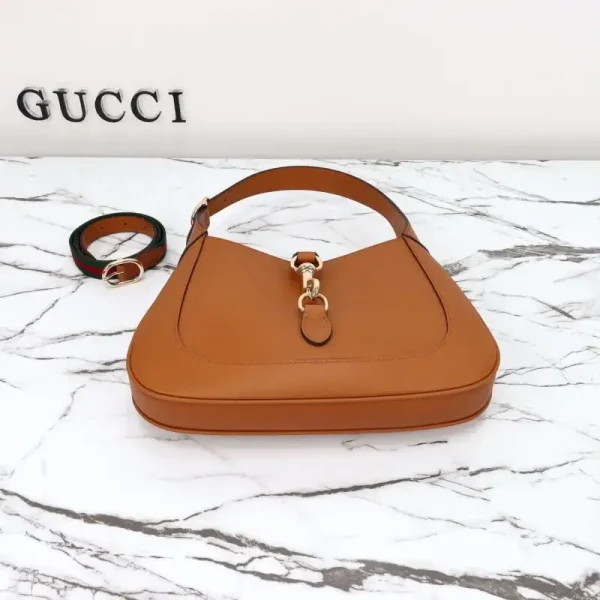 Gucci G Jackie Small Patent Brown - Image 2