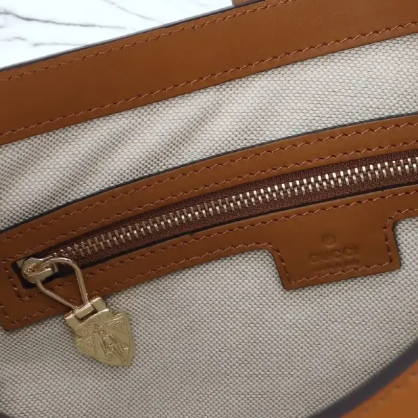 Gucci G Jackie Small Patent Brown - Image 3