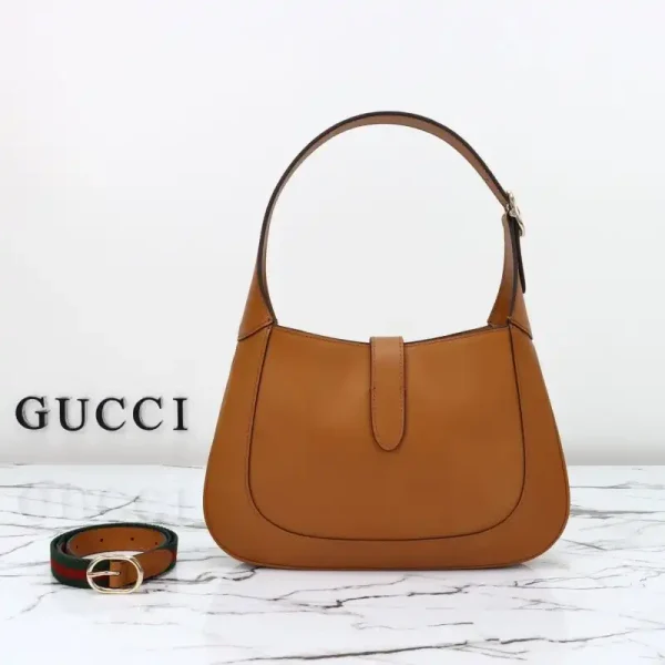 Gucci G Jackie Small Patent Brown - Image 8