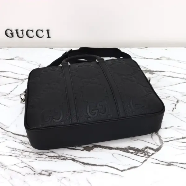 Gucci  Briefcase GG Leather Black - Image 3