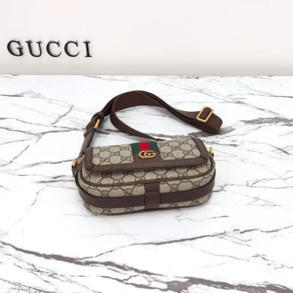 Gucci  Ophidia GG  Shoulder Bag Brown - Image 11