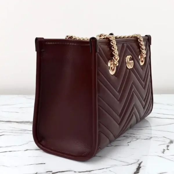 Gucci  GG Marmont Tote Bordeaux - Image 5