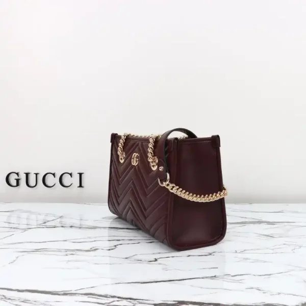 Gucci  GG Marmont Tote Bordeaux - Image 7