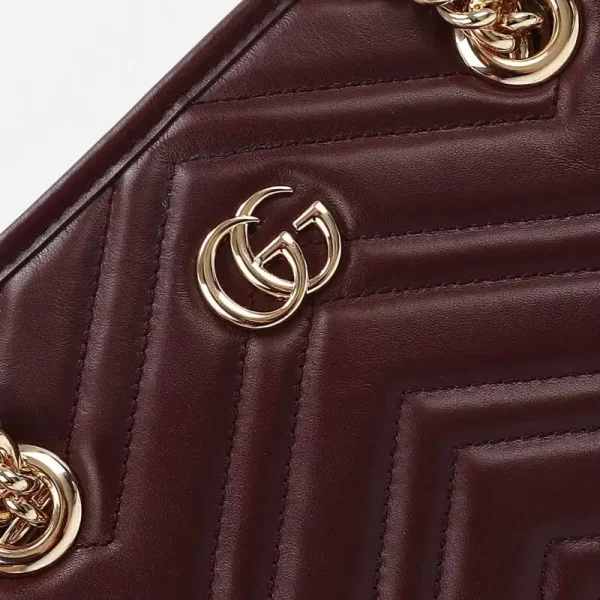 Gucci  GG Marmont Tote Bordeaux - Image 3