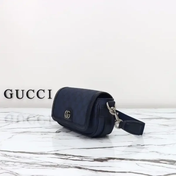 Gucci  Ophidia Super Mini Blue - Image 6