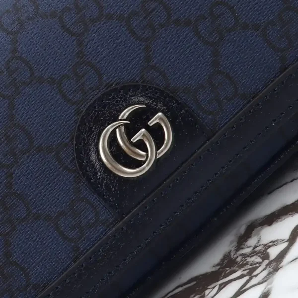 Gucci  Ophidia Super Mini Blue - Image 9