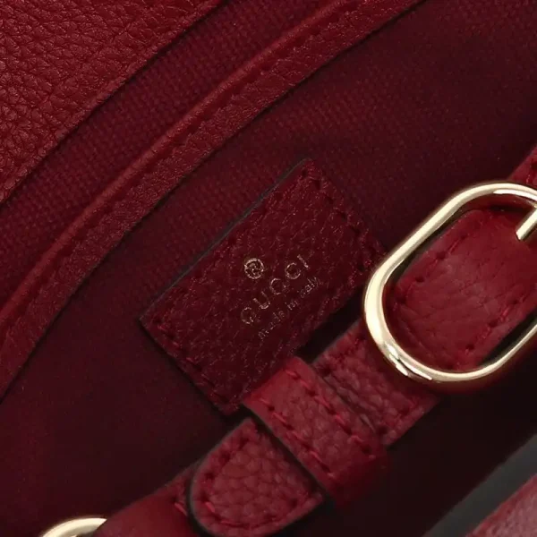 Gucci Jackie Tote  Hook Closure Red - Image 7