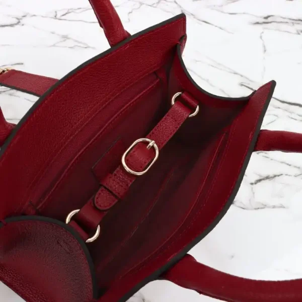 Gucci Jackie Tote  Hook Closure Red - Image 9