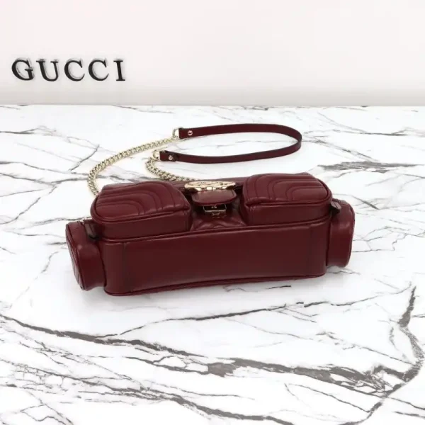 Gucci Marmont 2.0 GG Shoulder Bag  Bordeaux - Image 2